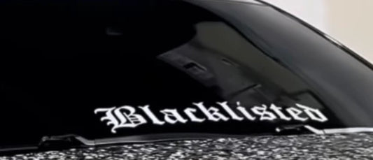 Blacklisted Decal
