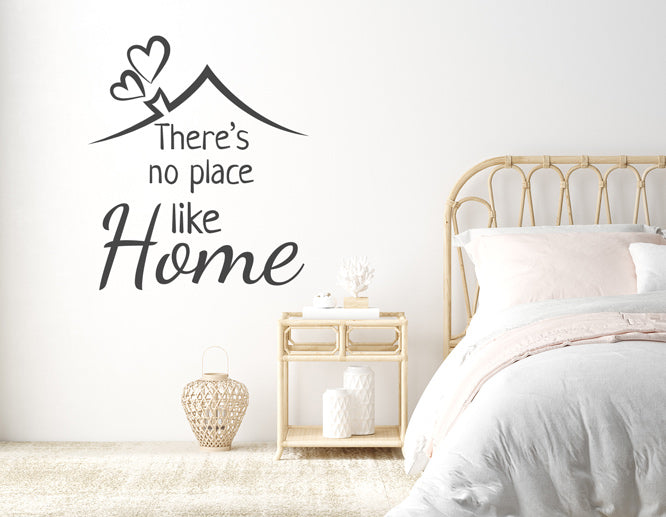 home wall decal, living room quote, cursive vinyl sticker, housewarming gift, entryway decal, home sweet home